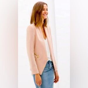 Zara nude blazer size M